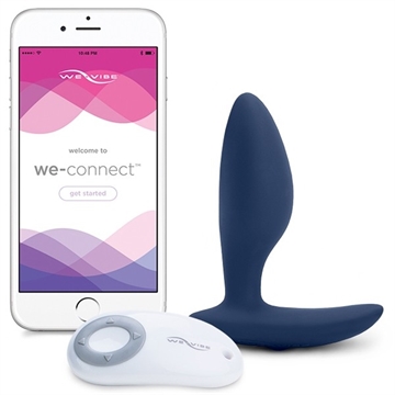 We-Vibe Ditto blå anal vibrator med fjernbetjening og app